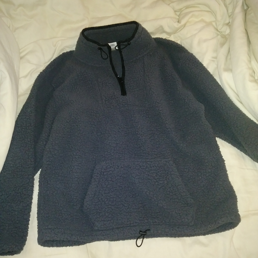 PINK sherpa pullover